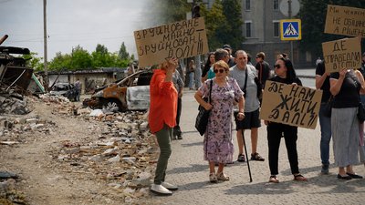 мітинг Павлоград, вибухи без тривоги