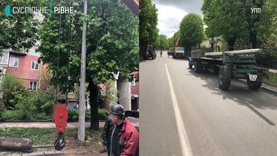 У Рівному таксист влетів у бетонний ліхтарний стовп, опора зламалась У Рівному таксист влетів у бетонний ліхтарний стовп, опора зламалась