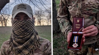 Військовий на позивний “Татарін” та його нагорода