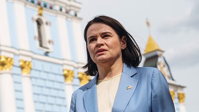 Лідерка білоруської опозиції Світлана Тихановська у Києві, 25 травня 2026 року