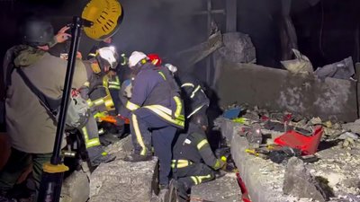 Наслідки російського обстрілу в передмісті Харкова, 13 січня 2026 року