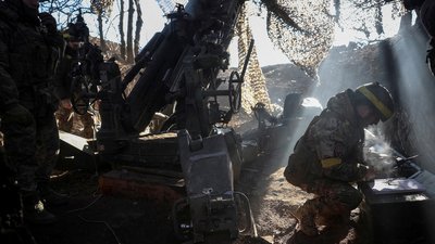 українські військові, 148 бригада, артилеристи, гаубиця, М777, Донеччина
