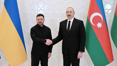 Володимир Зеленський, Ільхам Алієв