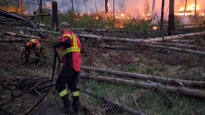 Пожежа у Чорнобильській зоні
