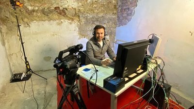 Коментатор із бомбосховища: Тімур Мірошніченко розповів про враження від першого півфіналу Євробачення Коментатор із бомбосховища: Тімур Мірошніченко розповів про враження від першого півфіналу Євробачення