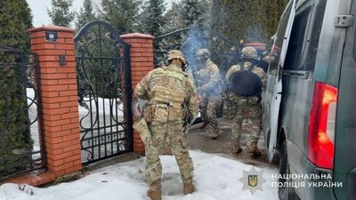 Бійці КОРДу на місці подій