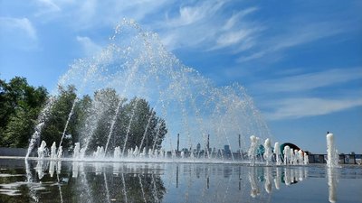 У Дніпрі запрацювали фонтани