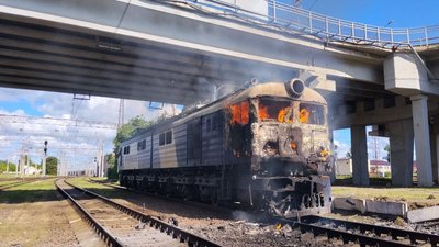 Пожежа у тепловозі