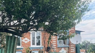 Пошкоджений будинок у Харківській області