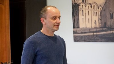 Звільнений з російського полону Михайло Боденко