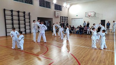 Сорок кропивницьких таеквондистів підтверджували право отримати нові пояси
