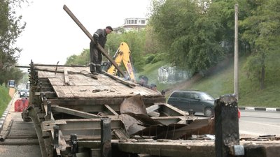 Роботи без аукціону: чому міст біля харківського зоопарку розібрали раніше проведення тендеру Роботи без аукціону: чому міст біля харківського зоопарку розібрали раніше проведення тендеру