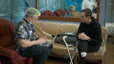 Фантомні болі поранених із ампутаціями лікують медики Вінниччини Фантомні болі поранених із ампутаціями лікують медики Вінниччини