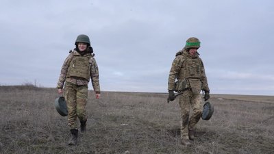 Подружжя військових, котрі боронять Оріхівський напрямок