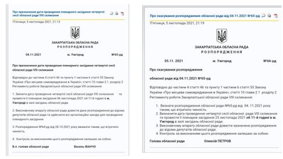 Петров видав розпорядження про проведення сесії Закарпатської облради 25 листопада. Що відомо Петров видав розпорядження про проведення сесії Закарпатської облради 25 листопада. Що відомо