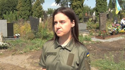 Військовослужбовиця Ольга Мацьків Військовослужбовиця Ольга Мацьків