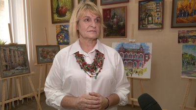 У луцькій галереї відкрили виставку картин художника з передової У луцькій галереї відкрили виставку картин художника з передової