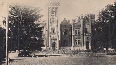 Палац Даховських у Леськовому. Фото радянських часів Палац Даховських у Леськовому. Фото радянських часів