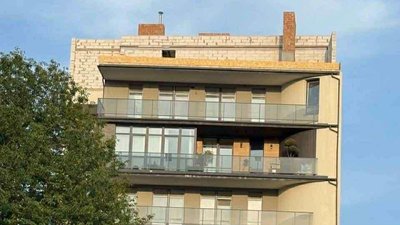 Будівництво на вулиці Червоній у Львові