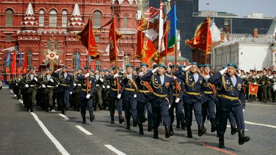 Військовий парад на Красній площі, присвячений перемозі в ДСВ, 2014 рік Військовий парад на Красній площі, присвячений перемозі в ДСВ, 2014 рік
