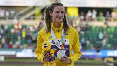 "Побачила наш прапор і подумала, що хочу додому". Магучіх присвятила "срібло" чемпіонату світу Україні та її захисникам