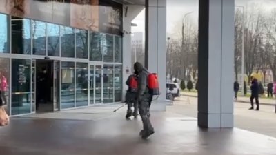 Як дезінфікують Черкаси (ФОТО)