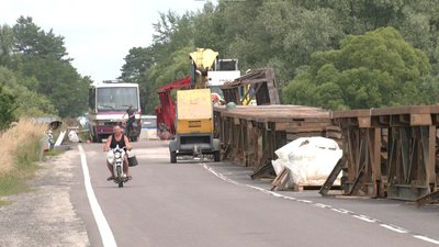 На ділянці дороги "Львів-Луцьк" встановлять тимчасовий міст На ділянці дороги "Львів-Луцьк" встановлять тимчасовий міст