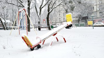 сніг у Харкові