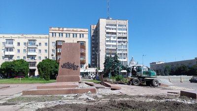 У Житомирі почали підготовку до встановлення 50-метрового флагштока із державним прапором У Житомирі почали підготовку до встановлення 50-метрового флагштока із державним прапором
