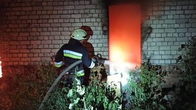 У пожежі на Полтавщині чоловік обпік обличчя та руку