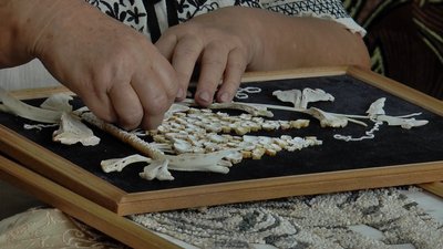 Візерунок з рибних кісточок Візерунок з рибних кісточок