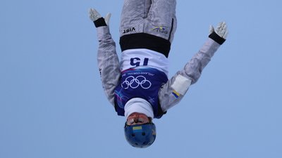 Ангеліна Брикіна у кваліфікації лижної акробатики на Олімпіаді-2026