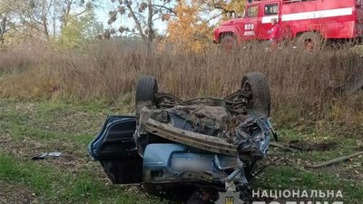 Аварія на Полтавщині: водій загинув, пасажирка травмована