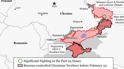 Російські сили більше не діють як конкретні батальйонні тактичні групи — ISW Російські сили більше не діють як конкретні батальйонні тактичні групи — ISW