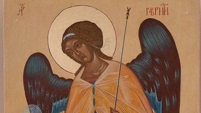 Ікона Архангела Гавриїла на виставці Ікона Архангела Гавриїла на виставці