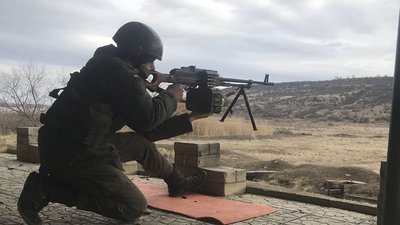 Під Одесою пройшли спеціальні тренування кулеметників. ФОТО