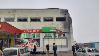 Наслідки обстрілу Дружби на Сумщині 14 лютого 2024