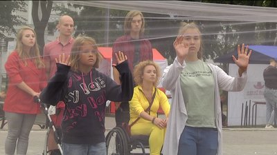 У Сумах перевіряли чи місто доступне для візочка