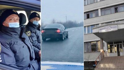 Прикарпатські поліцейські допомогли породіллі доїхати до пологового