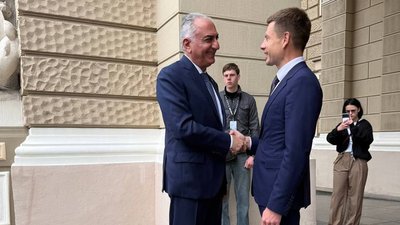 Реза Пахлаві, Олексій Гончаренко, Black Sea Security Forum