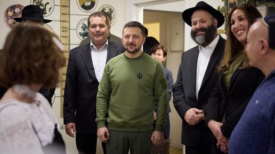 Володимир Зеленський зустрівся з єврейською громадою 