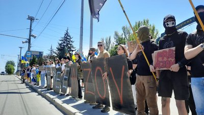 Акція на підтримку захисників Маріуполя