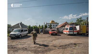 Курбан байрам в останній неокупованій мечеті на Донбасі Курбан байрам в останній неокупованій мечеті на Донбасі