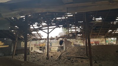 Росіяни обстріляли сільськосподарське підприємство на Чернігівщині Росіяни обстріляли сільськосподарське підприємство на Чернігівщині