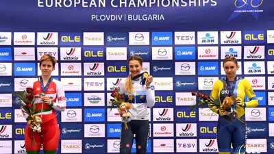 Тетяна Климченко виграла першу медаль для України на Євро з велотреку