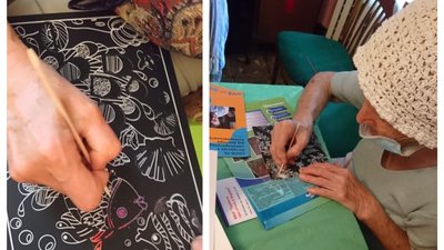 Для літніх людей у Миколаєві проводять заняття з арттерапії