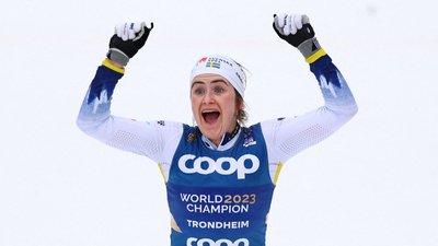 Ебба Андерссон на фотофініші виграла "золото" чемпіонату світу у скіатлоні