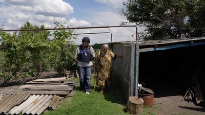 прифронт, Дніпропетровщина, веселий кут, останні жителі, атаки шахедами