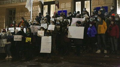 "Волю Стерненку": в Чернівцях відбулася акція підтримки засудженого активіста