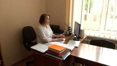 Медична директорка обласної інфекційної лікарні Любов Серба Медична директорка обласної інфекційної лікарні Любов Серба